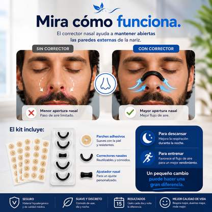 Kit de Respiración Nasal Magnética
