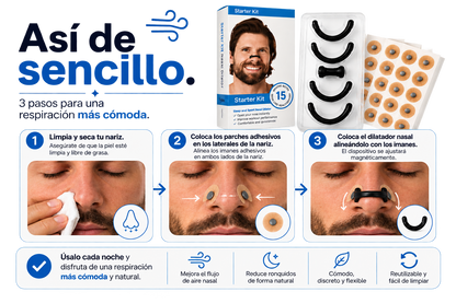 Kit de Respiración Nasal Magnética
